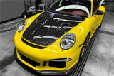 2005-2012 Porsche Carrera 911    997 Turbo    Cayman    Boxster 987 GT2RS Style Carbon Fiber Hood