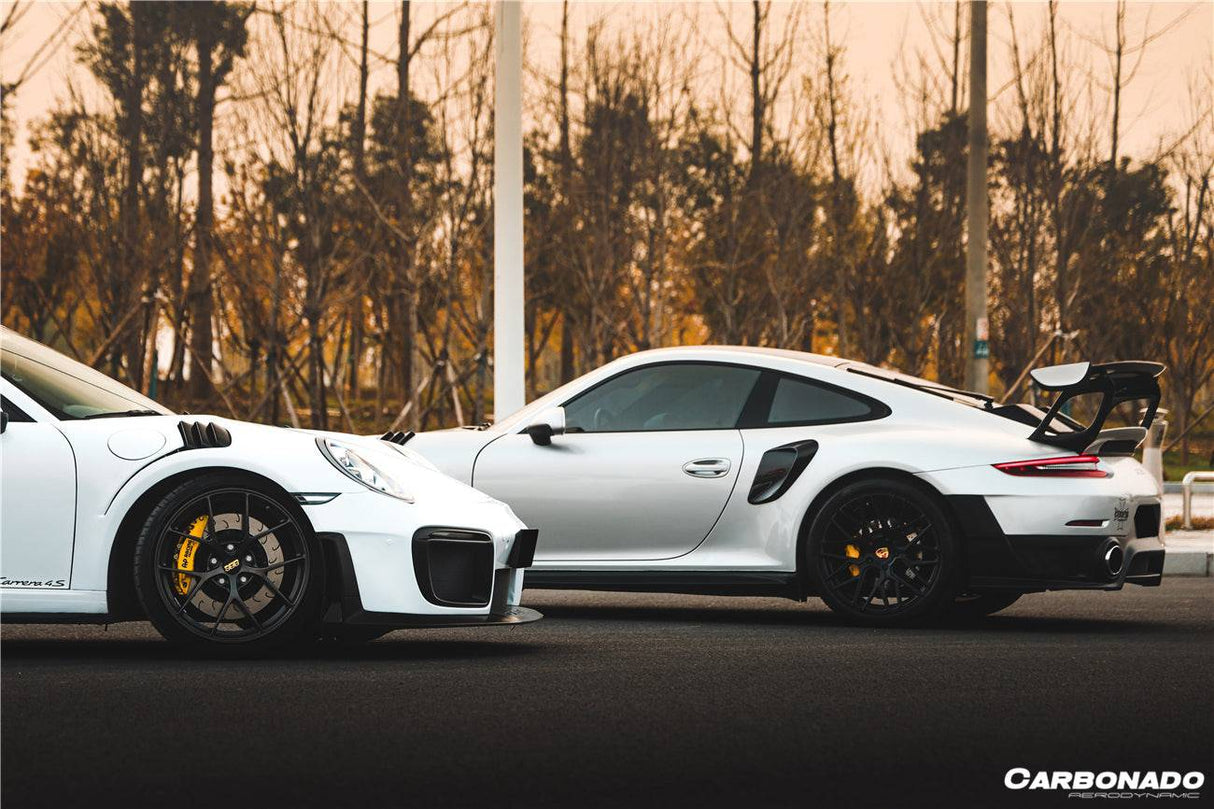 2012-2019 Porsche 911 991.1  991.2 Carrera  S GT2RS Style Carbon Fiber Quarter Panel Side Scoops