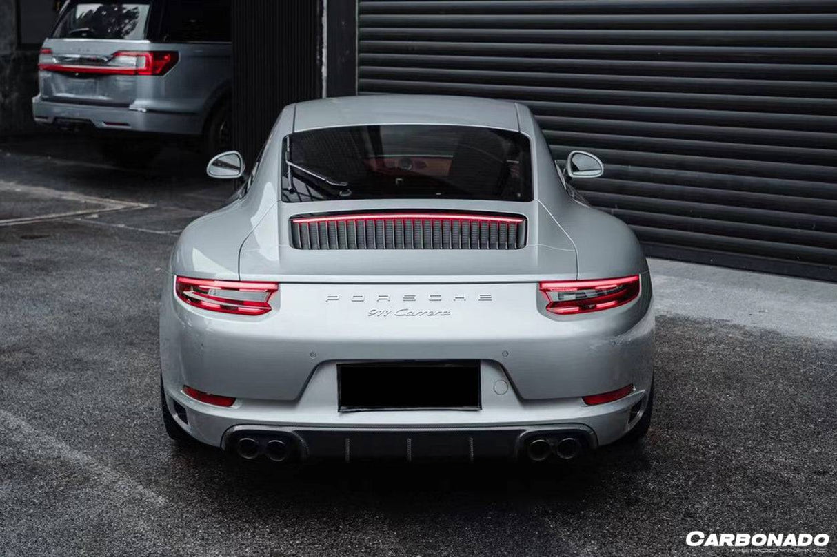 2016-2019 Porsche 911 991.2 Carrera   S    4S    GTS OD Style Quad Rear Lip