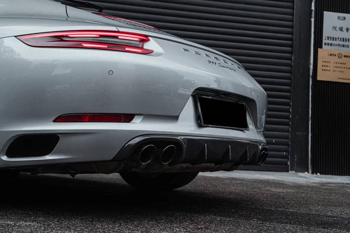 2016-2019 Porsche 911 991.2 Carrera   S    4S    GTS OD Style Quad Rear Lip