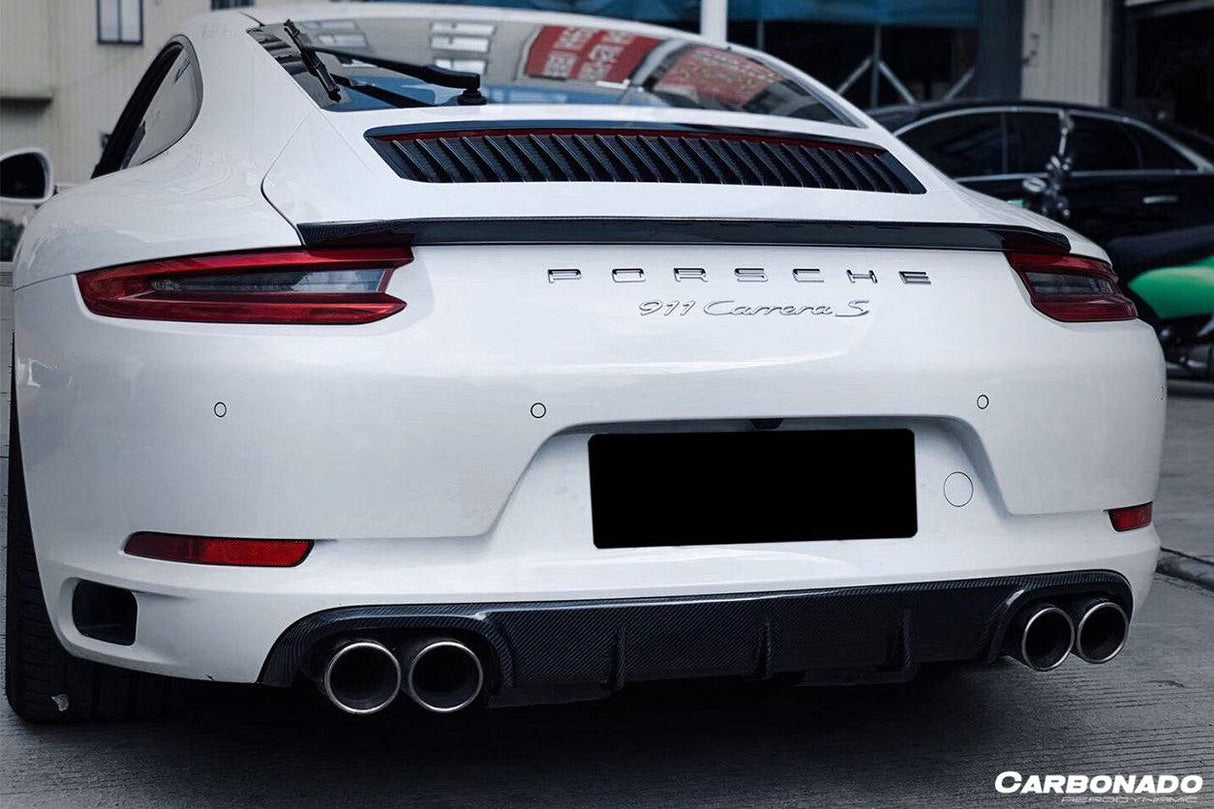 2016-2019 Porsche 911 991.2 Carrera   S    4S    GTS OD Style Quad Rear Lip