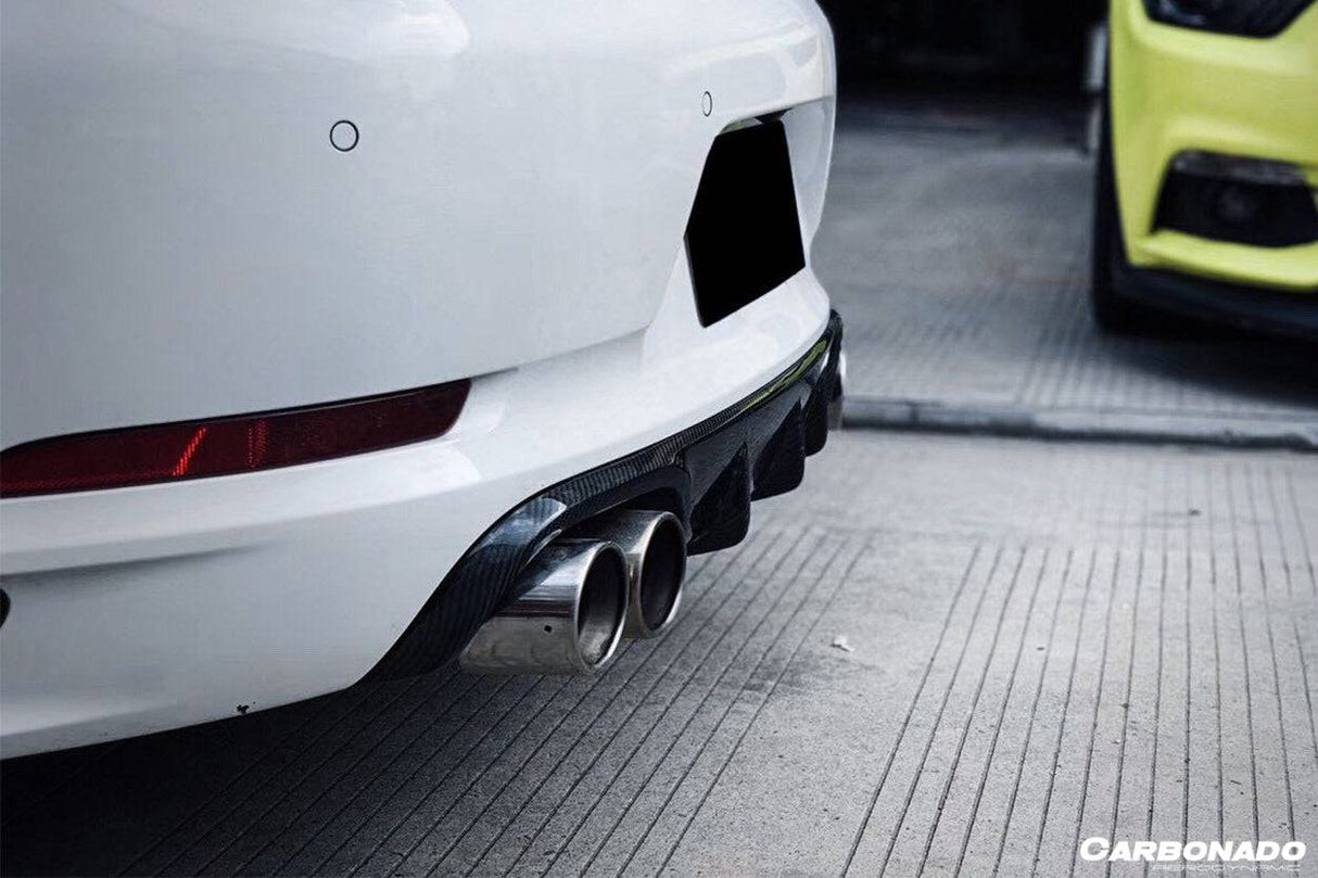 2016-2019 Porsche 911 991.2 Carrera   S    4S    GTS OD Style Quad Rear Lip
