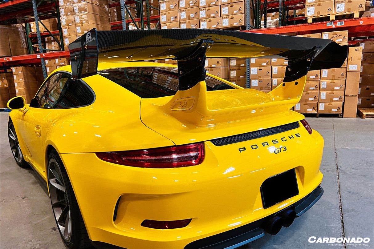 2012-2015 Porsche 911 991.1 GT3 ONLY AR Style Carbon Fiber Trunk Spoiler