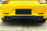 2012-2015 Porsche 911 991.1 Carrera  S  4S VRS Style Carbon Fiber Rear Diffuser