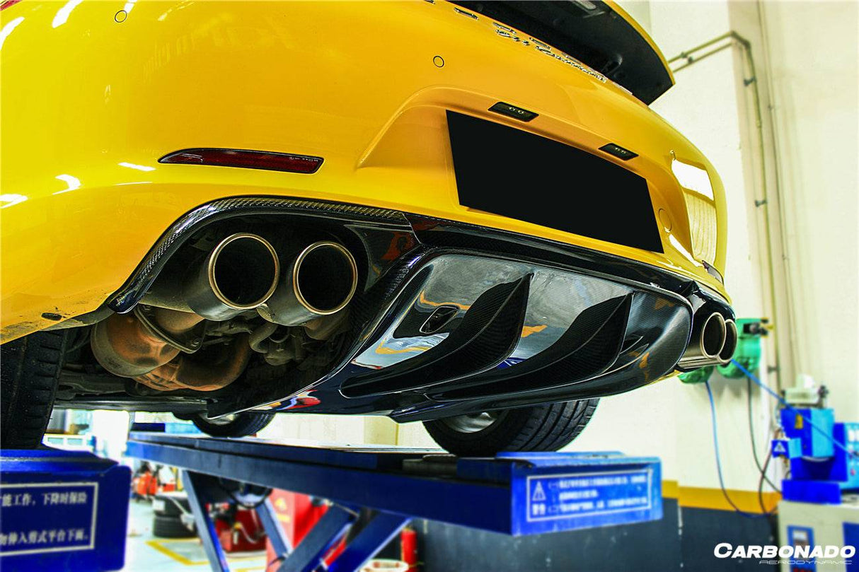 2012-2015 Porsche 911 991.1 Carrera  S  4S VRS Style Carbon Fiber Rear Diffuser