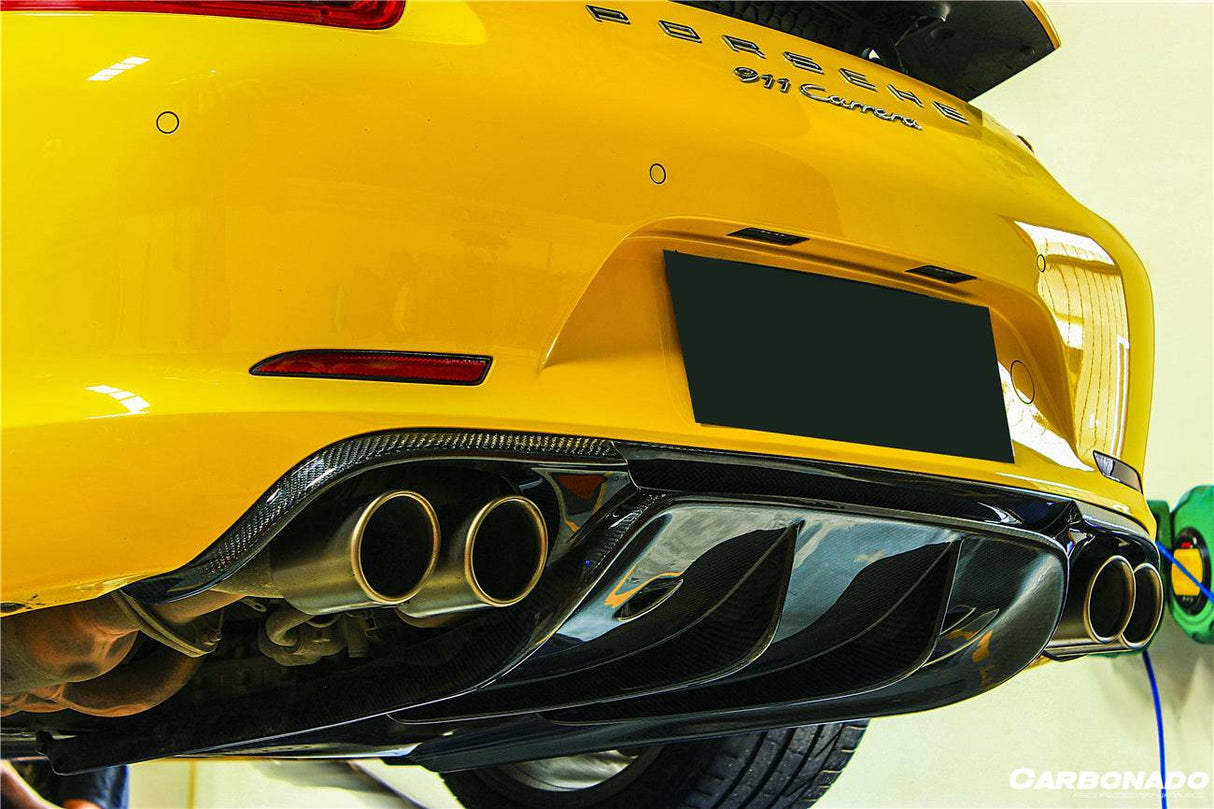 2012-2015 Porsche 911 991.1 Carrera  S  4S VRS Style Carbon Fiber Rear Diffuser