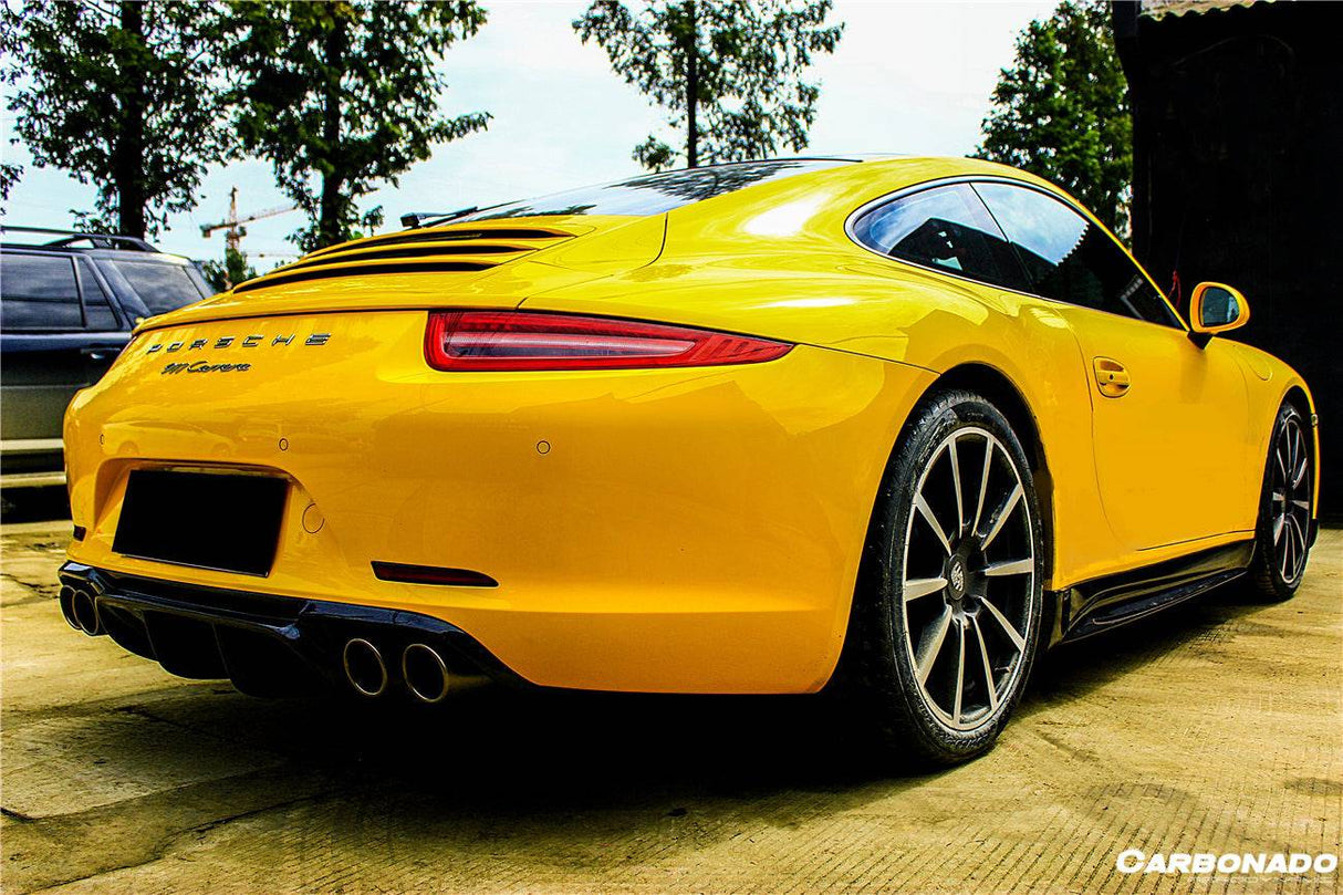 2012-2015 Porsche 911 991.1 Carrera  S  4S VRS Style Carbon Fiber Rear Diffuser