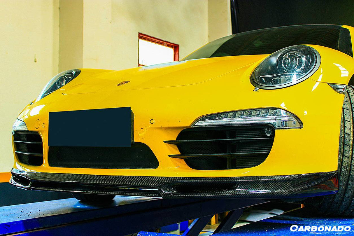 2012-2015 Porsche 911 991.1 Carrera  S  4S VRS Style Carbon Fiber Front Lip