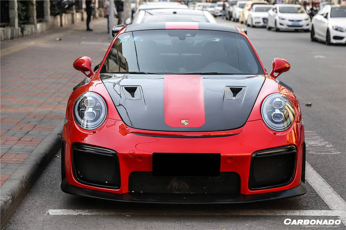 2016-2019 Porsche 911 991.2 Carrera   Targa 4    4S GT2RS Style Front Bumper