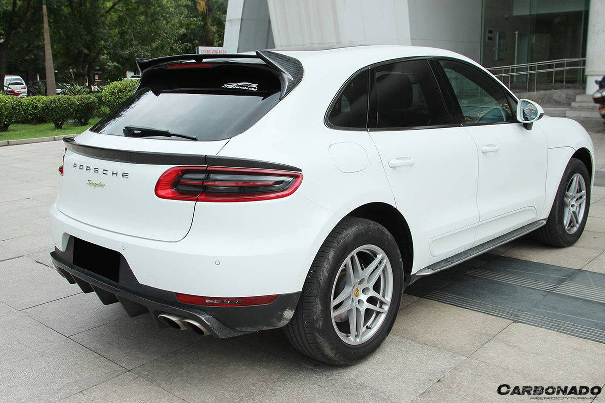 2014-2019 Porsche Macan BS Style Carbon Fiber Rear Decklid Spoiler