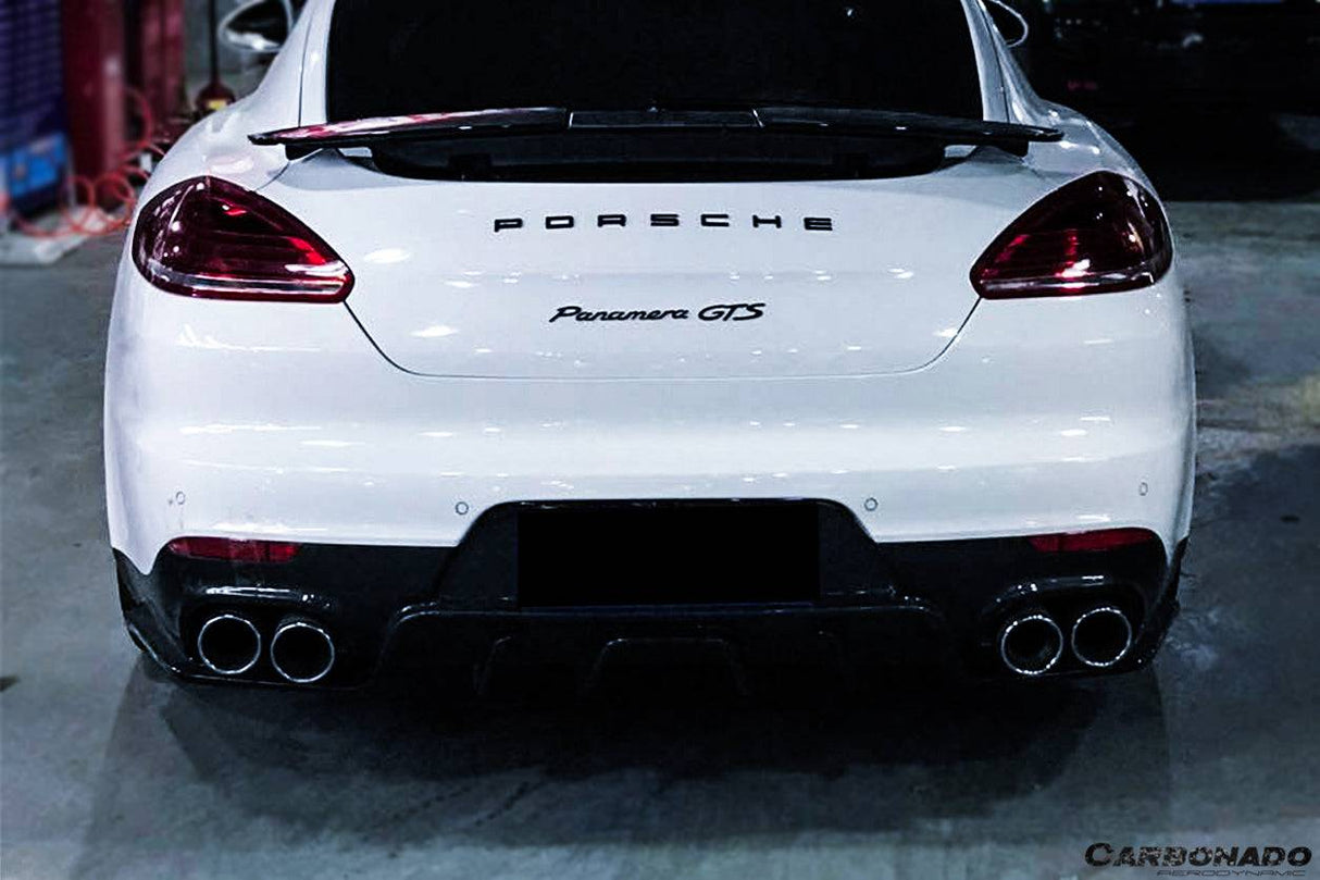 2013-2016 Porsche Panamera 970.2 BS-Sport Style Carbon Fiber Rear Diffuser