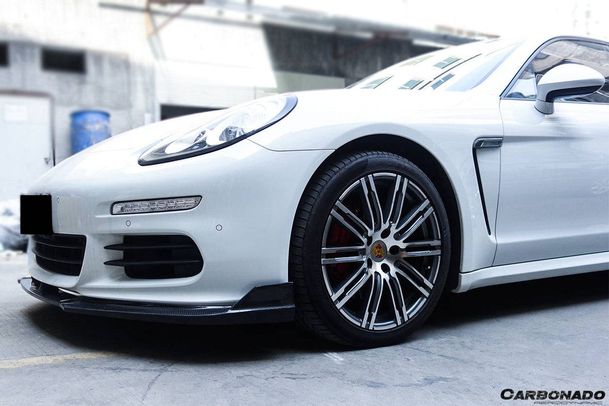 2013-2016 Porsche Panamera 970.2 BS-Sport Style Carbon Fiber Front Lip