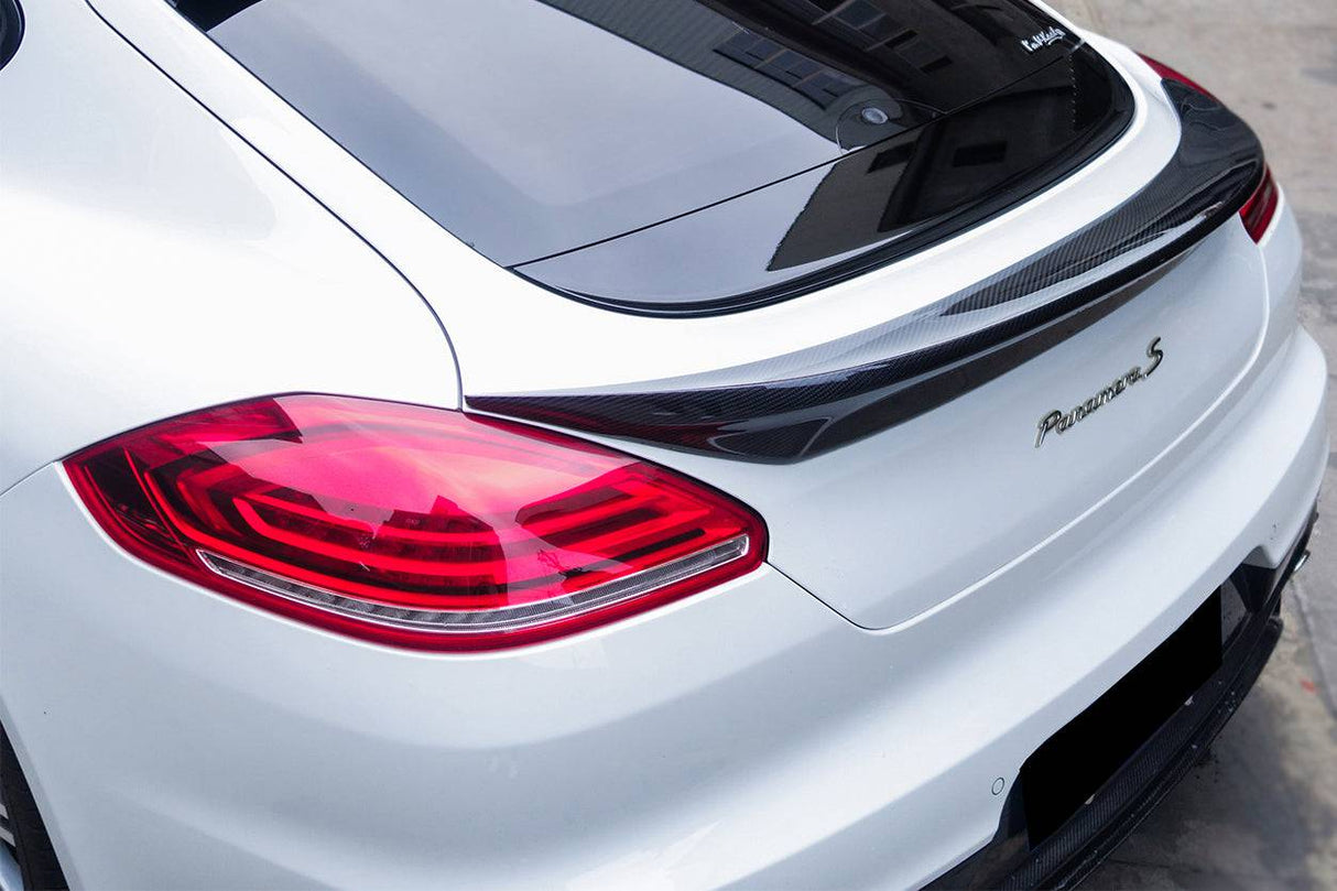 2013-2016 Porsche Panamera 970.2 TAS Style Carbon Fiber Trunk Spoiler