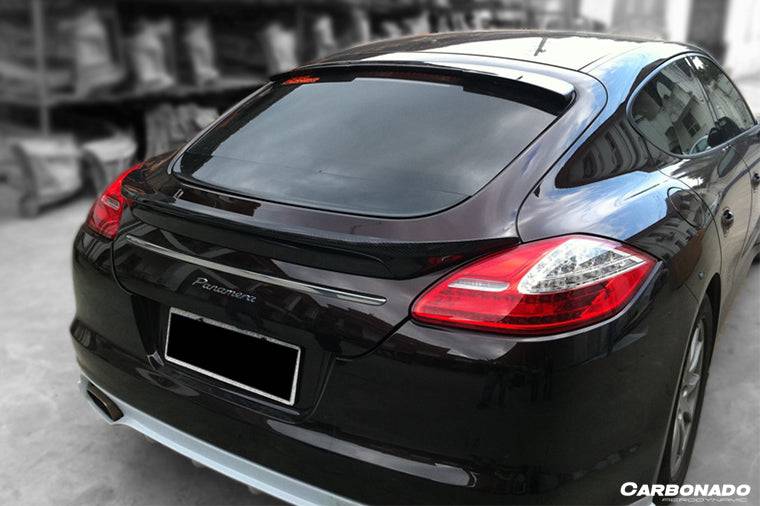 2010-2013 Porsche Panamera 970.1 TAS Style Carbon Fiber Roof Spoiler