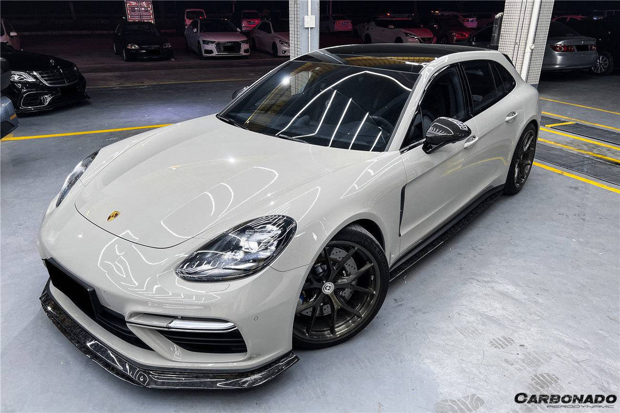 2017-2023 Porsche Panamera 971 4S    4    GTS OD Style DRY Carbon Fiber Side Skirts
