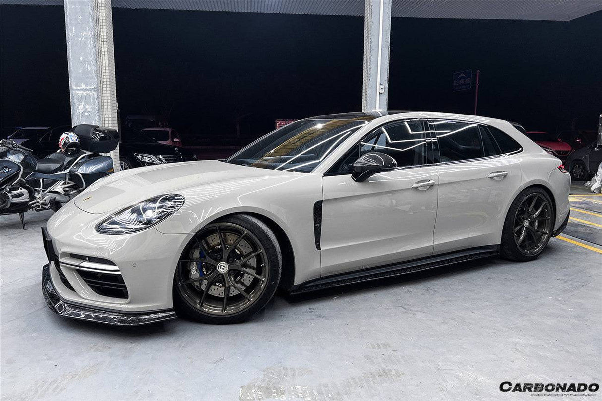 2017-2023 Porsche Panamera 971 4S    4    GTS OD Style DRY Carbon Fiber Side Skirts