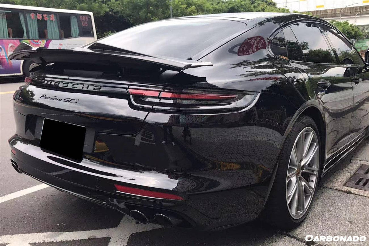 2017-2023 Porsche Panamera 971 TA Style DRY Carbon Fiber Trunk Spoiler