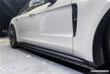 2017-2023 Porsche Panamera 971 4S    4    GTS OD Style DRY Carbon Fiber Side Skirts