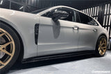 2017-2023 Porsche Panamera 971 4S    4    GTS OD Style DRY Carbon Fiber Side Skirts