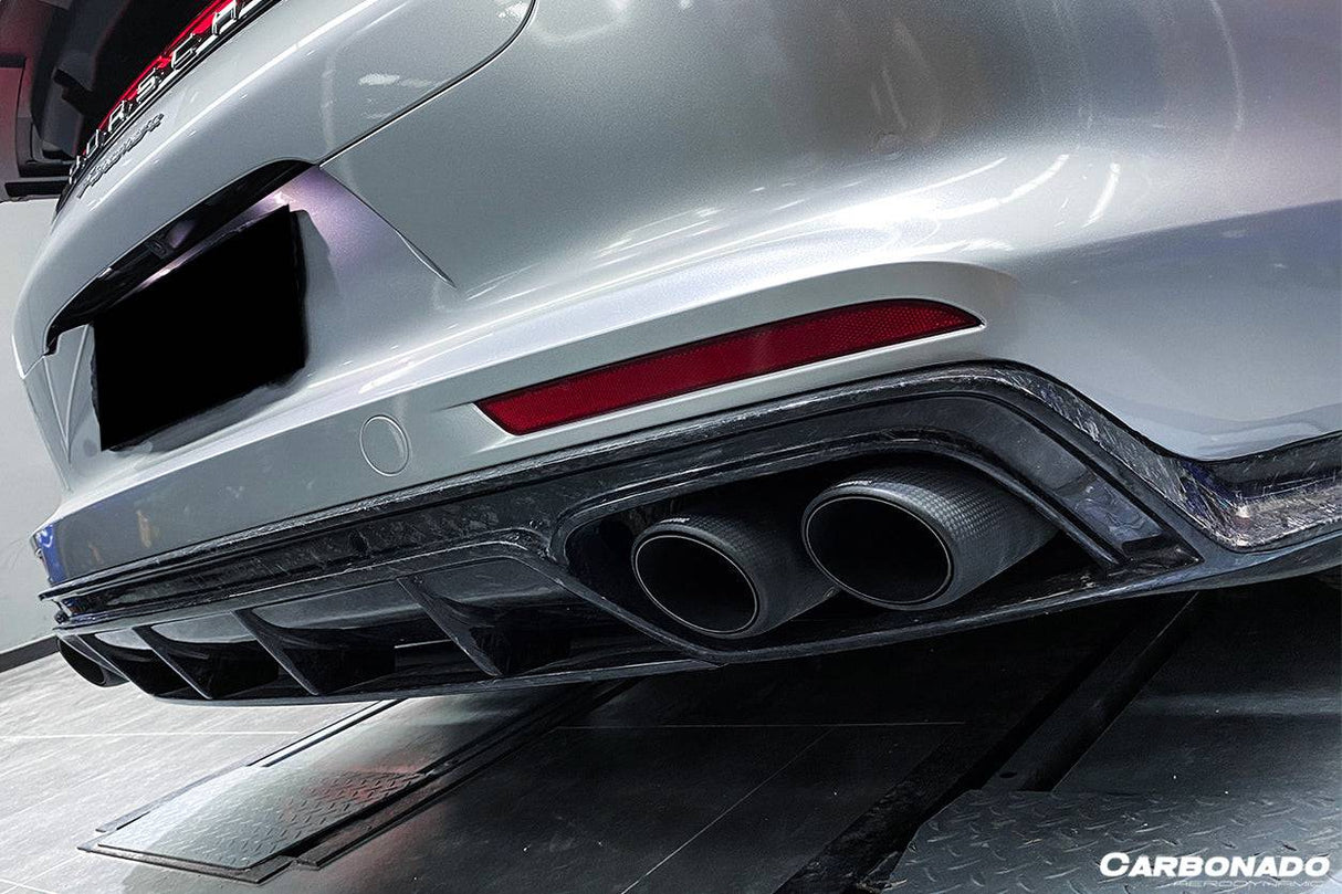 2017-2023 Porsche Panamera 971 4S    4    GTS OD Style Carbon Fiber Rear Lip