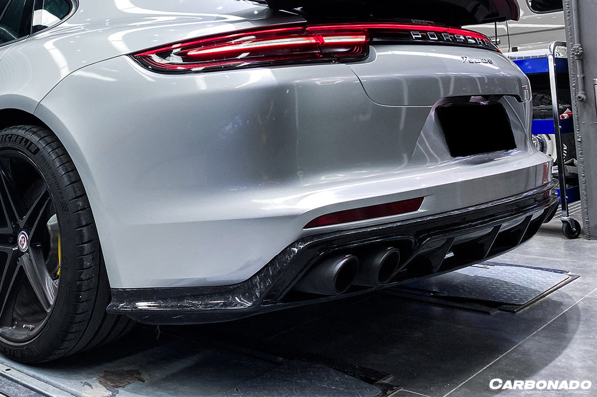 2017-2023 Porsche Panamera 971 4S    4    GTS OD Style Carbon Fiber Rear Lip
