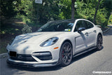 2017-2023 Porsche Panamera 971 4S    4    GTS OD Style DRY Carbon Fiber Side Skirts
