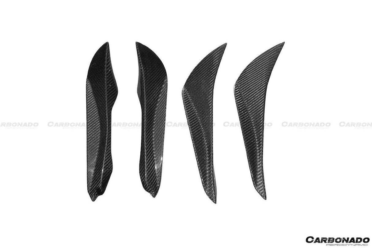 2012-2014 Scion FRS & Toyota GT86 RBY1 Style Carbon Fiber Front Bumper Canards