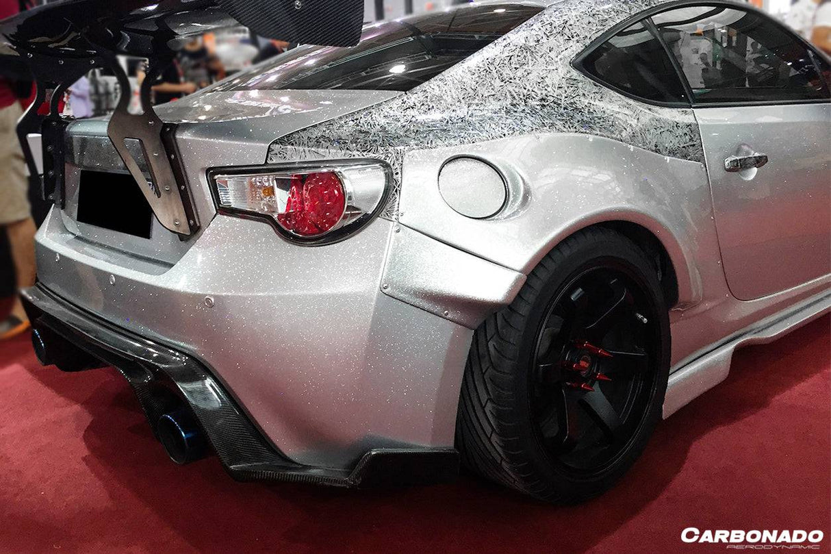 2012-2020 Scion FRS & Toyota GT86 & Subaru BRZ RBY1 Style Carbon Fiber Side Skirts