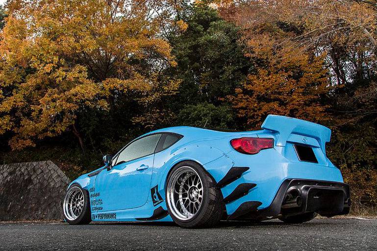 2012-2020 Scion FRS Toyota GT86 Subaru BRZ RBY2 Style Rear Diffuser