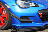 2012-2016 Subaru BRZ CB Style Carbon Fiber Front Bumper Canard & Foglight Cover