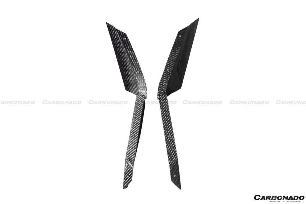 2012-2016 Subaru BRZ CB Style Carbon Fiber Front Bumper Canard & Foglight Cover