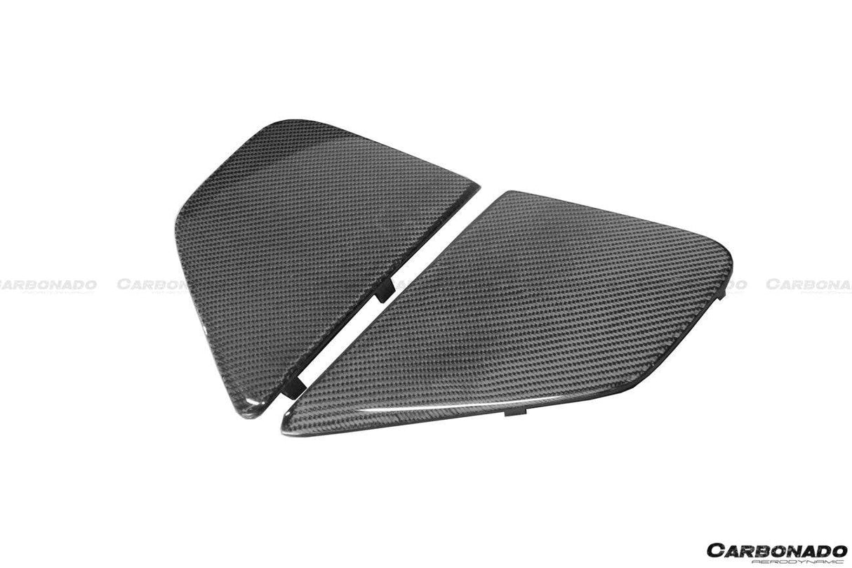 2012-2016 Subaru BRZ CB Style Carbon Fiber Front Bumper Canard & Foglight Cover