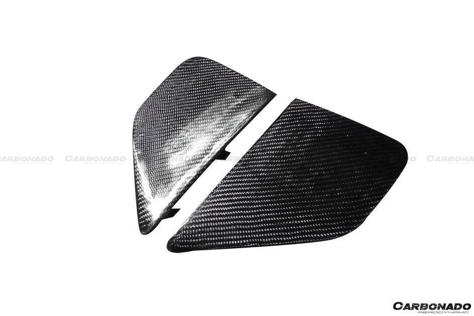 2012-2016 Subaru BRZ CB Style Carbon Fiber Front Bumper Canard & Foglight Cover