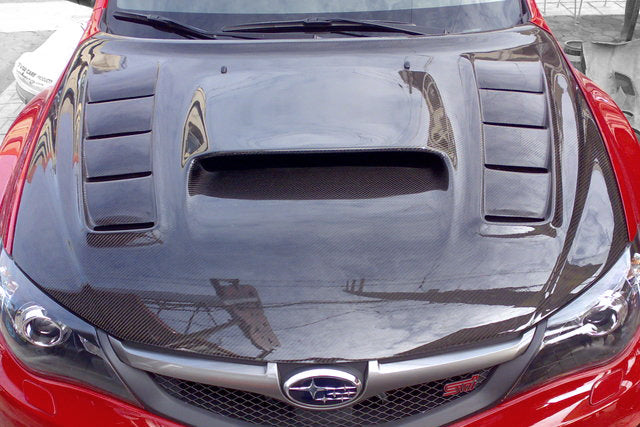 2008-2011 Subaru Impreza Wrx   Sti Vrs Style Hood