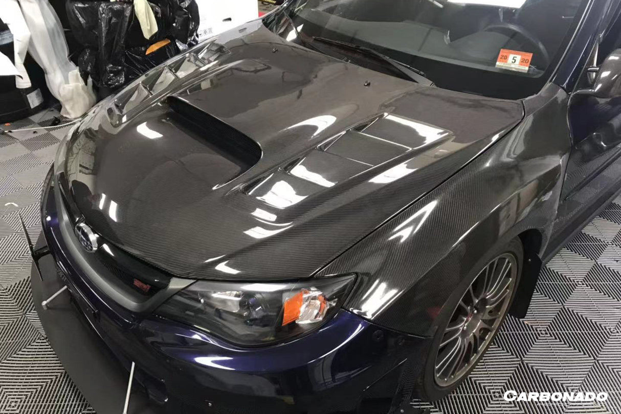 2008-2011 Subaru Impreza Wrx   Sti Vrs Style Hood