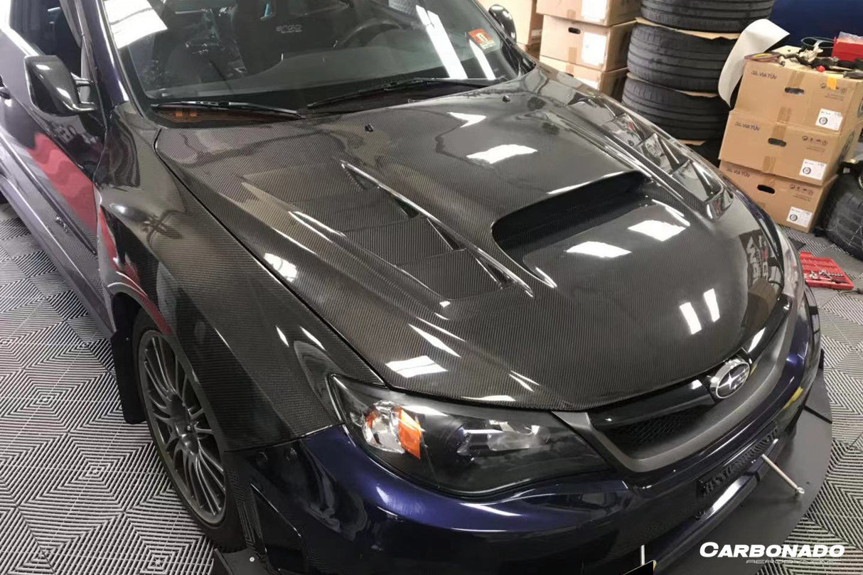 2008-2011 Subaru Impreza Wrx   Sti Vrs Style Hood