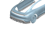 2020-2024 Porsche Taycan AD Style DRY Carbon Fiber Trunk Spoiler | Fits 4, 4S, GTS, Turbo, Turbo S
