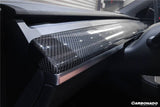 2020-2023 Tesla Model 3 Y OEM Style Autoclave Carbon Fiber Dashboard Trim Interior Replacement