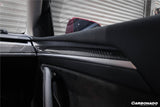 2020-2023 Tesla Model 3 Y OEM Style Autoclave Carbon Fiber Door Trim Interior Replacement