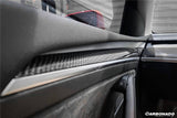 2020-2023 Tesla Model 3 Y OEM Style Autoclave Carbon Fiber Door Trim Interior Replacement