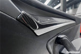 2020-2023 Tesla Model 3 Y OEM Style Autoclave Carbon Fiber Door Trim Interior Replacement