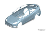 2020-2024 Tesla Model Y AD Style Autoclave Carbon Fiber Fiber Trunk Spoiler