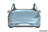 2020-2024 Tesla Model Y AD Style Autoclave Carbon Fiber Front Daytime Running Light Covers