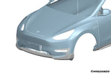 2020-2024 Tesla Model Y AD Style Autoclave Carbon Fiber Front Lip