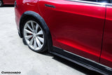 2012-2015 Tesla Model S RZS Style Part Carbon Fiber Full Kit