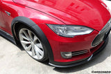 2012-2015 Tesla Model S RZS Style Part Carbon Fiber Front Lip With Undertray
