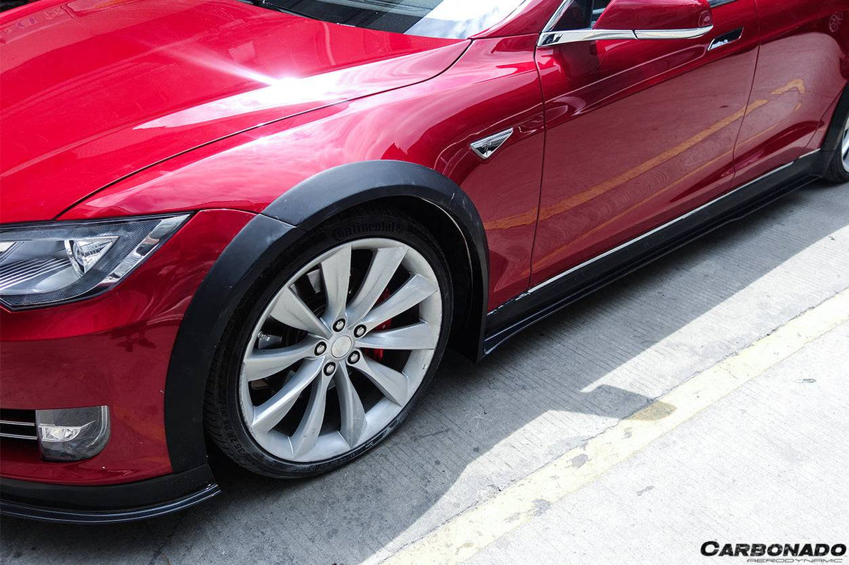 2012-2015 Tesla Model S RZS Style Part Carbon Fiber Full Kit
