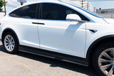 2016-2021 Tesla Model X SUV RZS Style Carbon Fiber Side Skirts