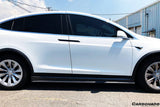 2016-2021 Tesla Model X SUV RZS Style Carbon Fiber Side Skirts