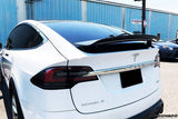 2016-2025 Tesla Model X SUV RZS Style Carbon Fiber Trunk Spoiler